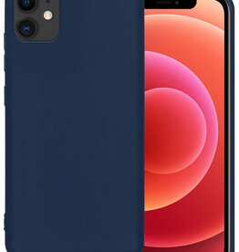 BASEY. BASEY. iPhone 11 Hoesje Siliconen - Donker Blauw