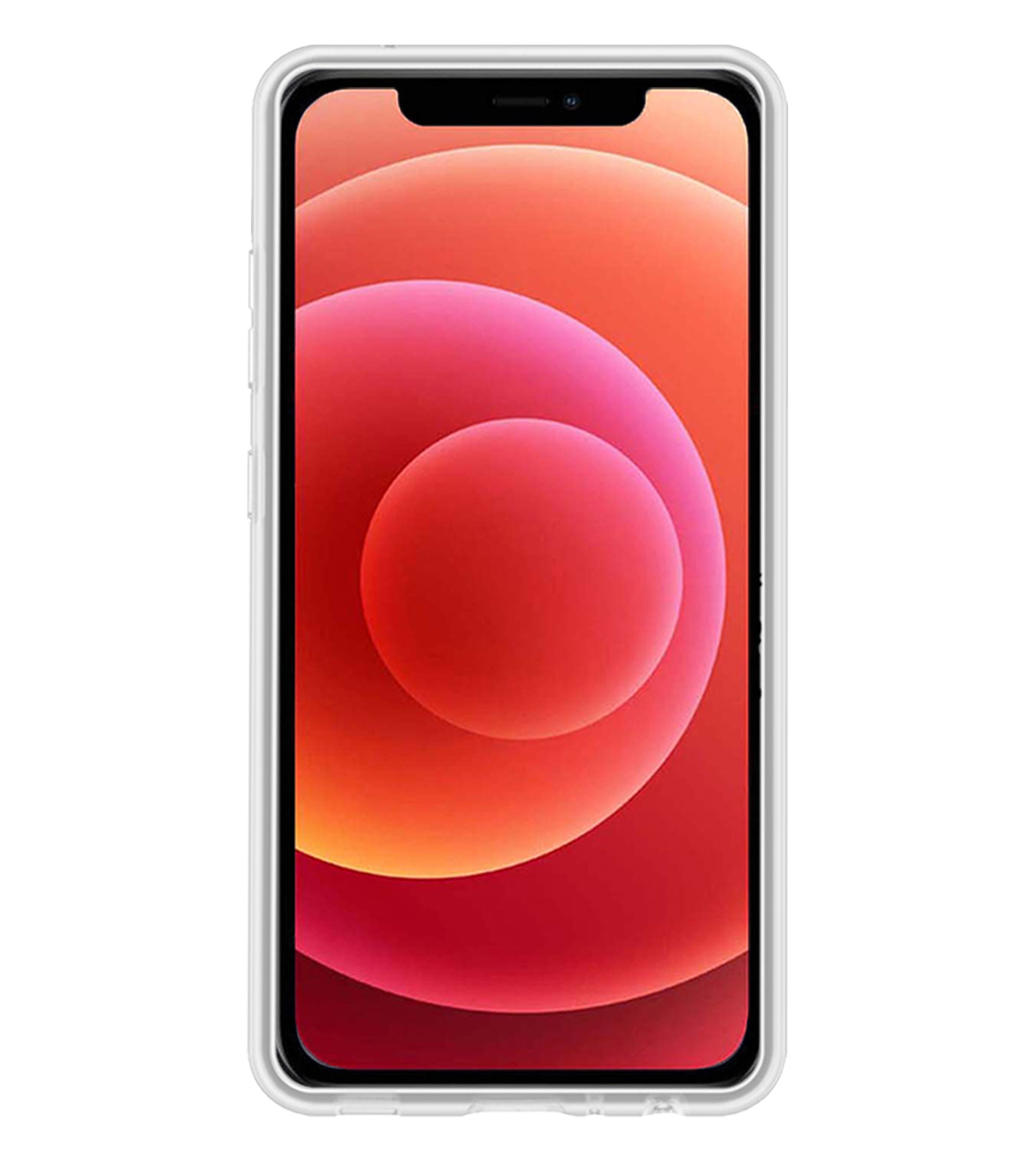 BASEY. Hoes Geschikt voor iPhone 11 Hoesje Siliconen Back Cover Case - Hoesje Geschikt voor iPhone 11 Hoes Cover Hoesje - Transparant