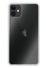 BASEY. Hoes Geschikt voor iPhone 11 Hoesje Siliconen Back Cover Case - Hoesje Geschikt voor iPhone 11 Hoes Cover Hoesje - Transparant