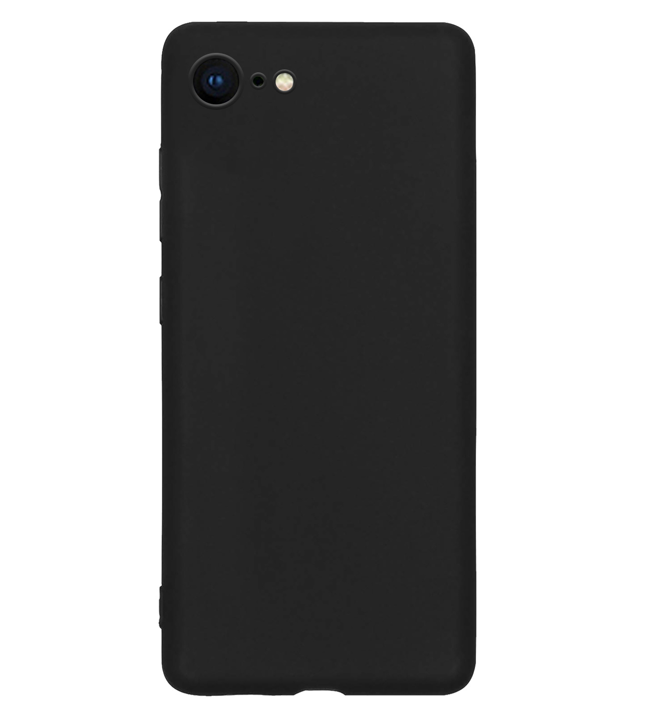 Nomfy Hoesje Geschikt voor iPhone 7 Hoesje Siliconen Cover Case - Hoes Geschikt voor iPhone 7 Hoes Back Case - Zwart