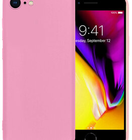 Nomfy Nomfy iPhone 7 Hoesje Siliconen - Licht Roze