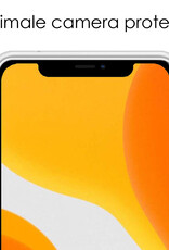 NoXx Hoes Geschikt voor iPhone 12 Pro Max Hoesje Cover Siliconen Back Case Hoes - Transparant - 2x