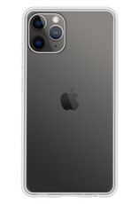 NoXx Hoes Geschikt voor iPhone 12 Pro Max Hoesje Cover Siliconen Back Case Hoes - Transparant