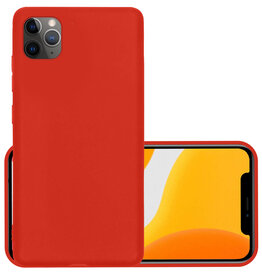 NoXx NoXx iPhone 12 Pro Max Hoesje Siliconen - Rood
