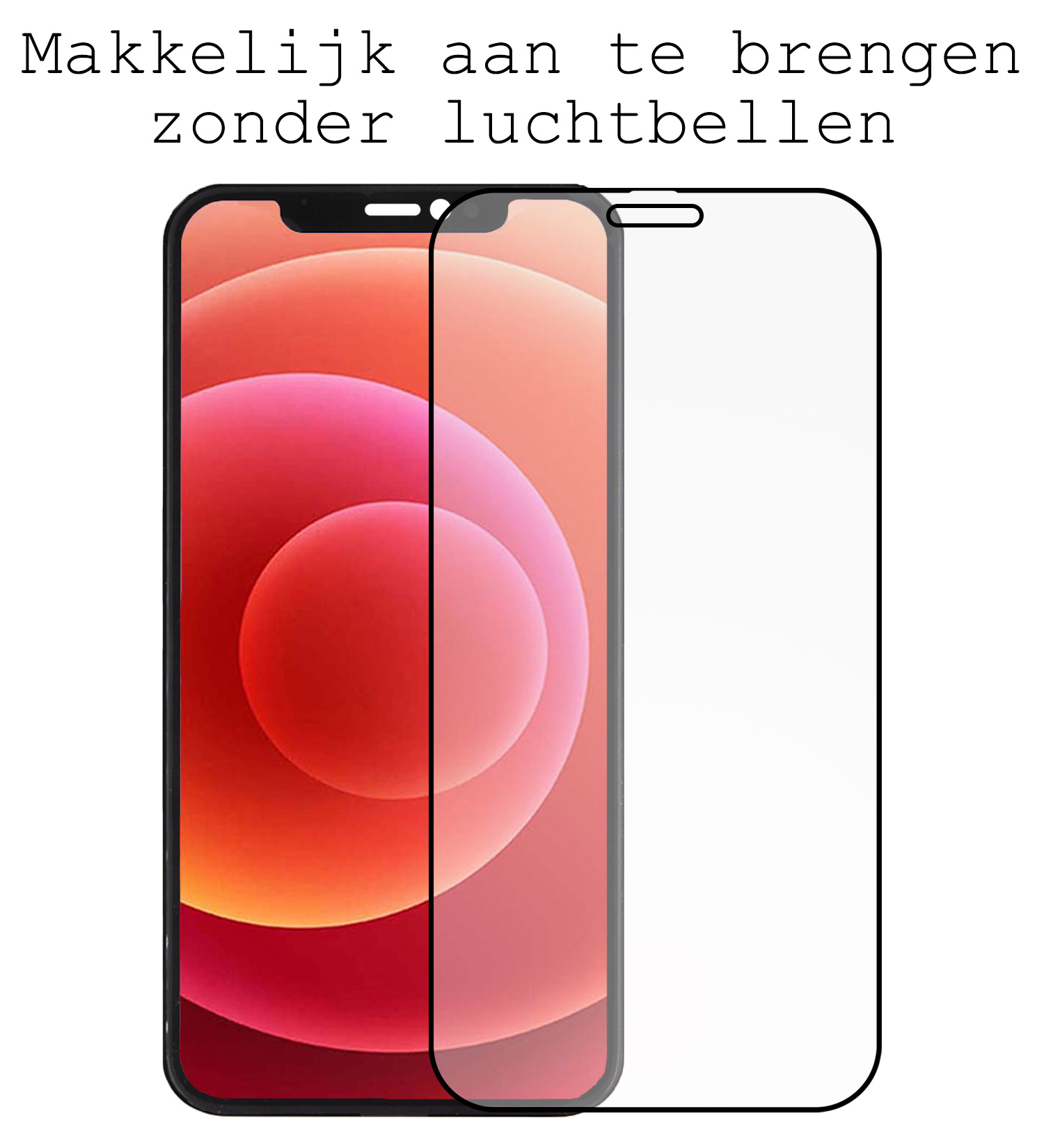 BASEY. Screenprotector Geschikt voor iPhone Xs Screenprotector Beschermglas Full Cover - Screenprotector Geschikt voor iPhone Xs Screen Protector Full Cover