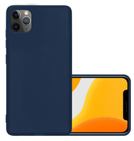 NoXx NoXx iPhone 12 Pro Hoesje Siliconen - Donker Blauw