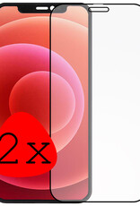 BASEY. Screenprotector Geschikt voor iPhone XR Screenprotector Beschermglas Full Cover - Screenprotector Geschikt voor iPhone XR Screen Protector Full Cover - 2 Stuks
