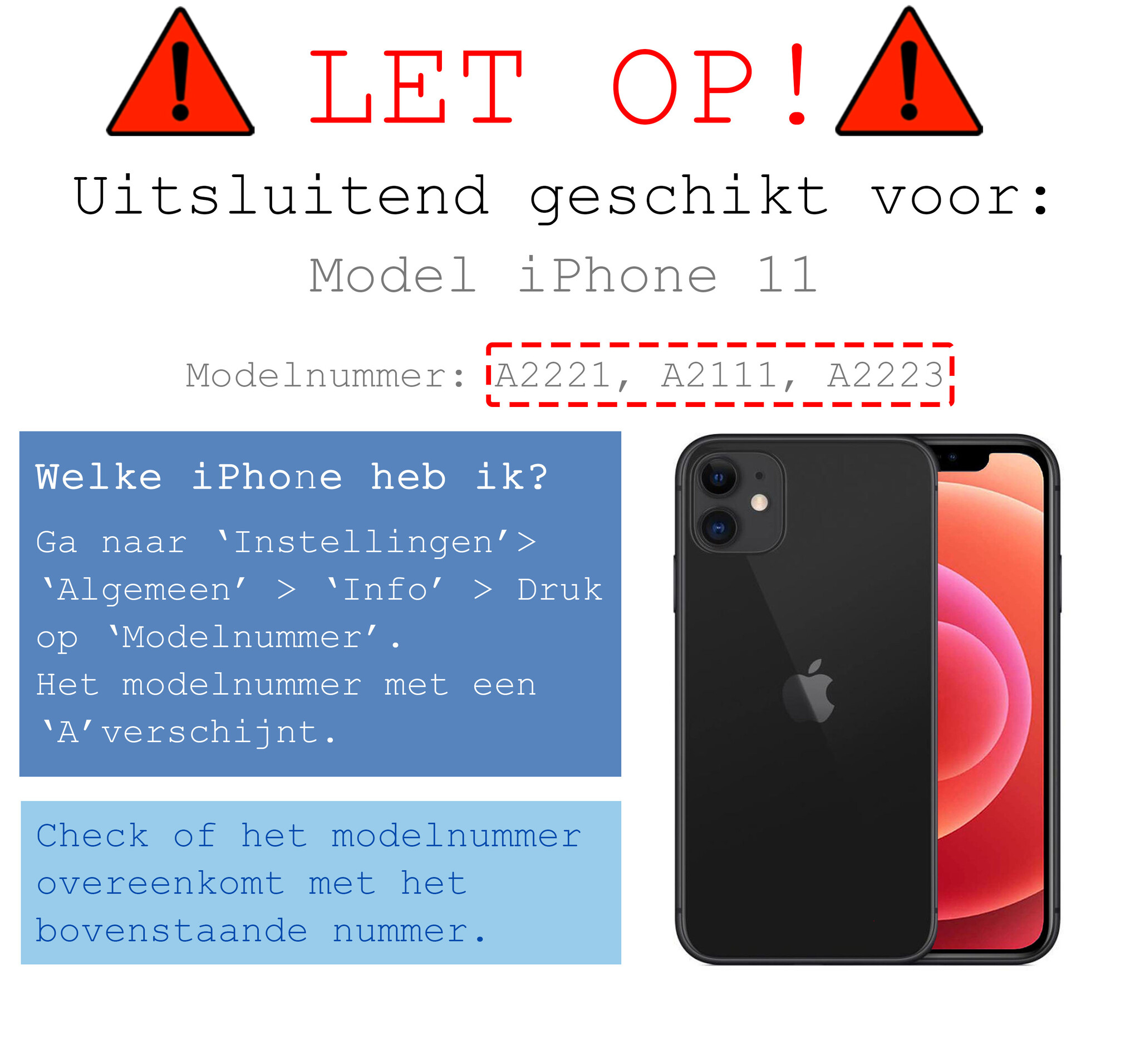 BASEY. Screenprotector Geschikt voor iPhone 11 Screenprotector Beschermglas Full Cover - Screenprotector Geschikt voor iPhone 11 Screen Protector Full Cover