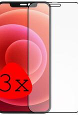 BASEY. Screenprotector Geschikt voor iPhone 11 Screenprotector Beschermglas Full Cover - Screenprotector Geschikt voor iPhone 11 Screen Protector Full Cover - 3 Stuks