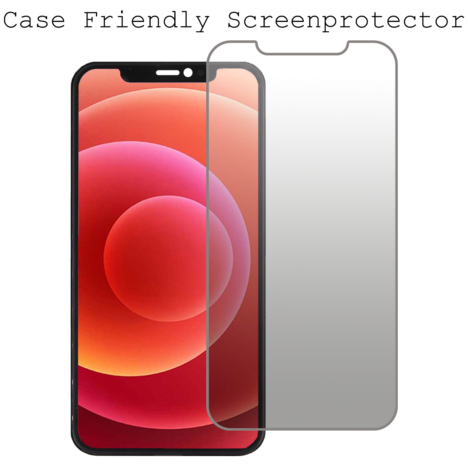BASEY. Screenprotector Geschikt voor iPhone 11 Screenprotector Privacy Beschermglas - Screenprotector Geschikt voor iPhone 11 Screen Protector Full Screen Privacy - 2 Stuks