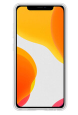 NoXx Hoes Geschikt voor iPhone 11 Pro Max Hoesje Cover Siliconen Back Case Hoes - Transparant - 2x