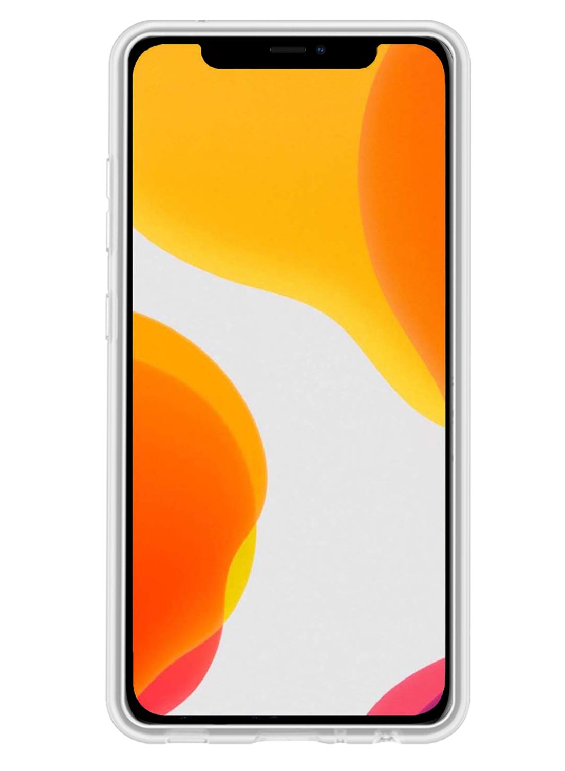 NoXx Hoes Geschikt voor iPhone 11 Pro Max Hoesje Cover Siliconen Back Case Hoes - Transparant - 2x