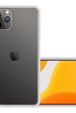 NoXx Hoes Geschikt voor iPhone 11 Pro Max Hoesje Cover Siliconen Back Case Hoes - Transparant
