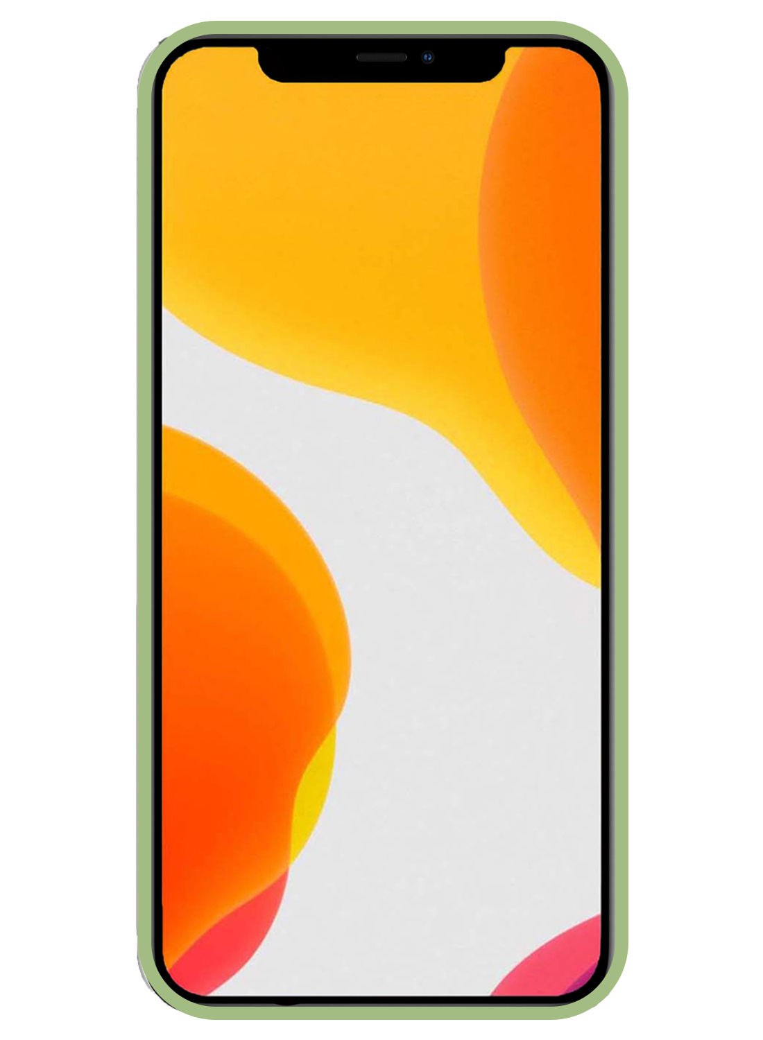 NoXx Hoes Geschikt voor iPhone 11 Pro Max Hoesje Cover Siliconen Back Case Hoes - Groen