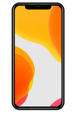 NoXx Hoes Geschikt voor iPhone 11 Pro Hoesje Cover Siliconen Back Case Hoes - Zwart - 2x