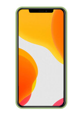 NoXx Hoes Geschikt voor iPhone 11 Hoesje Cover Siliconen Back Case Hoes - Groen - 2x