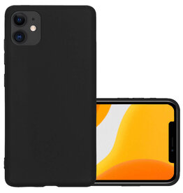 NoXx NoXx iPhone 11 Hoesje Siliconen - Zwart