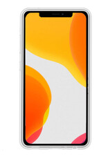 NoXx Hoes Geschikt voor iPhone 11 Hoesje Cover Siliconen Back Case Hoes - Transparant