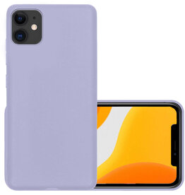 NoXx NoXx iPhone 11 Hoesje Siliconen - Lila