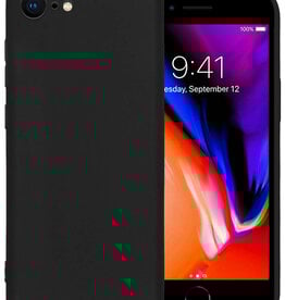 NoXx NoXx iPhone 8 Hoesje Siliconen - Zwart