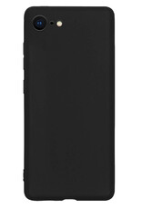 NoXx Hoes Geschikt voor iPhone 8 Hoesje Cover Siliconen Back Case Hoes - Zwart