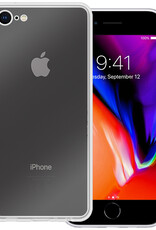 NoXx Hoes Geschikt voor iPhone 7 Hoesje Cover Siliconen Back Case Hoes - Transparant