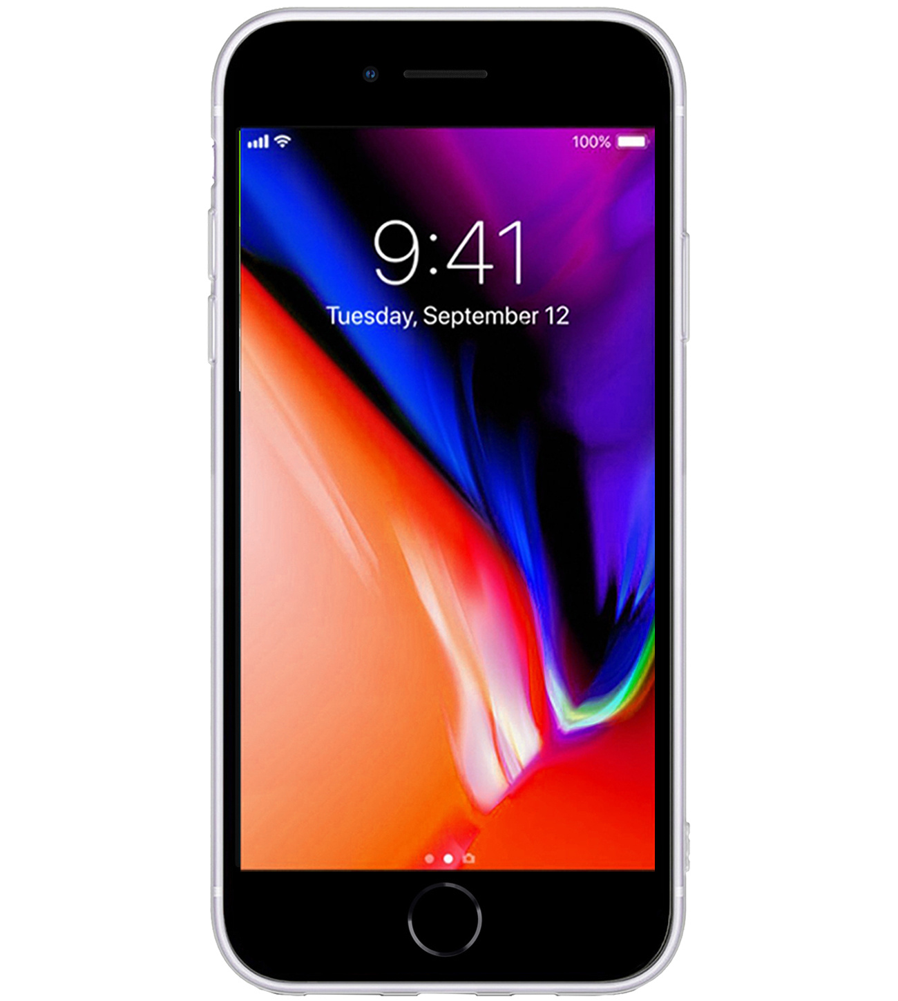 NoXx Hoes Geschikt voor iPhone 7 Hoesje Cover Siliconen Back Case Hoes - Transparant