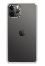 BASEY. Hoes Geschikt voor iPhone 12 Pro Max Hoesje Siliconen Back Cover Case - Hoesje Geschikt voor iPhone 12 Pro Max Hoes Cover Hoesje - Transparant