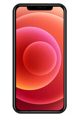 BASEY. Hoes Geschikt voor iPhone 12 Pro Hoesje Siliconen Back Cover Case - Hoesje Geschikt voor iPhone 12 Pro Hoes Cover Hoesje - Zwart