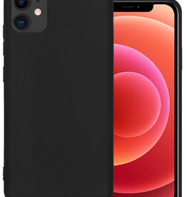 BASEY. BASEY. iPhone 12 Hoesje Siliconen - Zwart