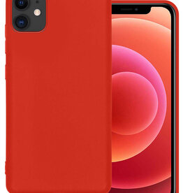 BASEY. BASEY. iPhone 12 Mini Hoesje Siliconen - Rood