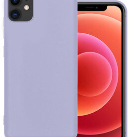 BASEY. BASEY. iPhone 12 Mini Hoesje Siliconen - Lila