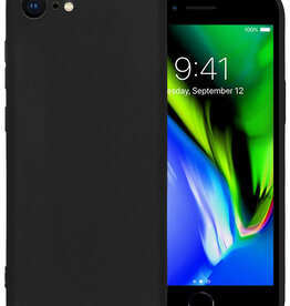 BASEY. BASEY. iPhone SE 2020 Hoesje Siliconen - Zwart