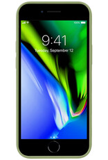 BASEY. Hoes Geschikt voor iPhone SE 2020 Hoesje Siliconen Back Cover Case - Hoesje Geschikt voor iPhone SE (2020) Hoes Cover Hoesje - Groen