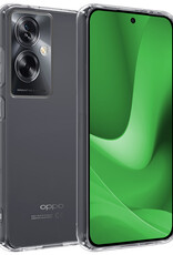 BASEY. Hoes Geschikt voor OPPO A79 Hoesje Siliconen Back Cover Case - Hoesje Geschikt voor OPPO A79 Hoes Cover Hoesje - Transparant