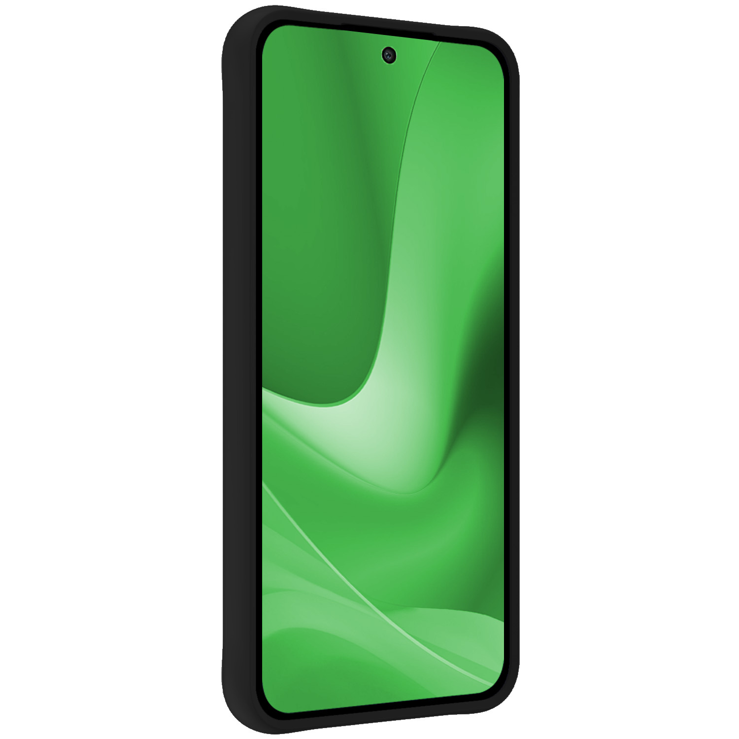 BASEY. Hoes Geschikt voor OPPO A79 Hoesje Siliconen Back Cover Case - Hoesje Geschikt voor OPPO A79 Hoes Cover Hoesje - Zwart
