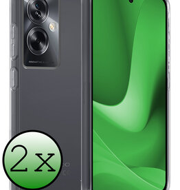 BASEY. BASEY. OPPO A79 Hoesje Siliconen - Transparant - 2 PACK