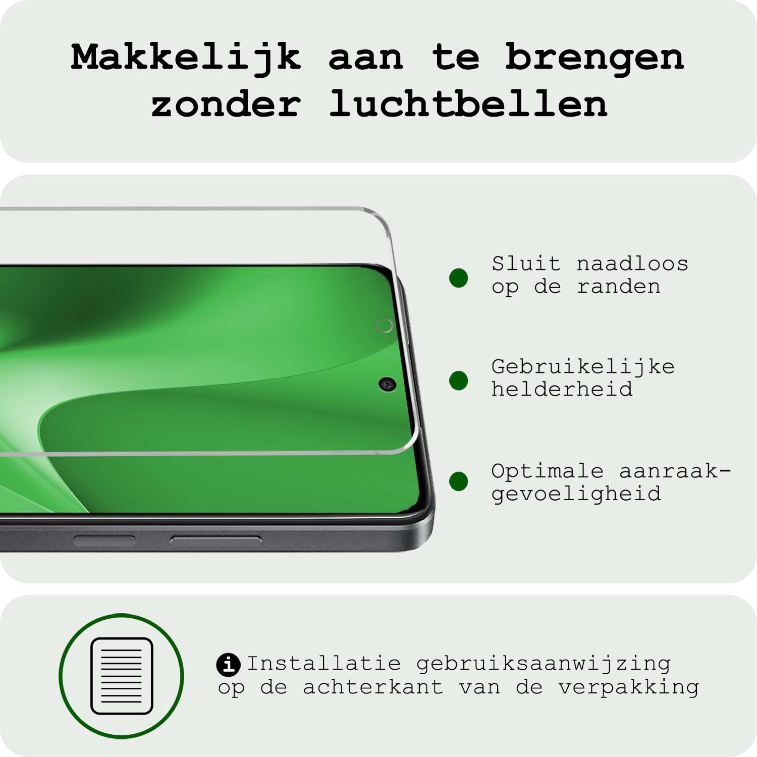 BASEY. Hoes Geschikt voor OPPO A79 Hoesje Siliconen Back Cover Case Met Screenprotector - Hoesje Geschikt voor OPPO A79 Hoes Cover Hoesje - Transparant