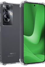 BASEY. Hoes Geschikt voor OPPO A79 Hoesje Shock Proof Case Hoes Siliconen - Hoesje Geschikt voor OPPO A79 Hoes Cover Shockproof - Transparant