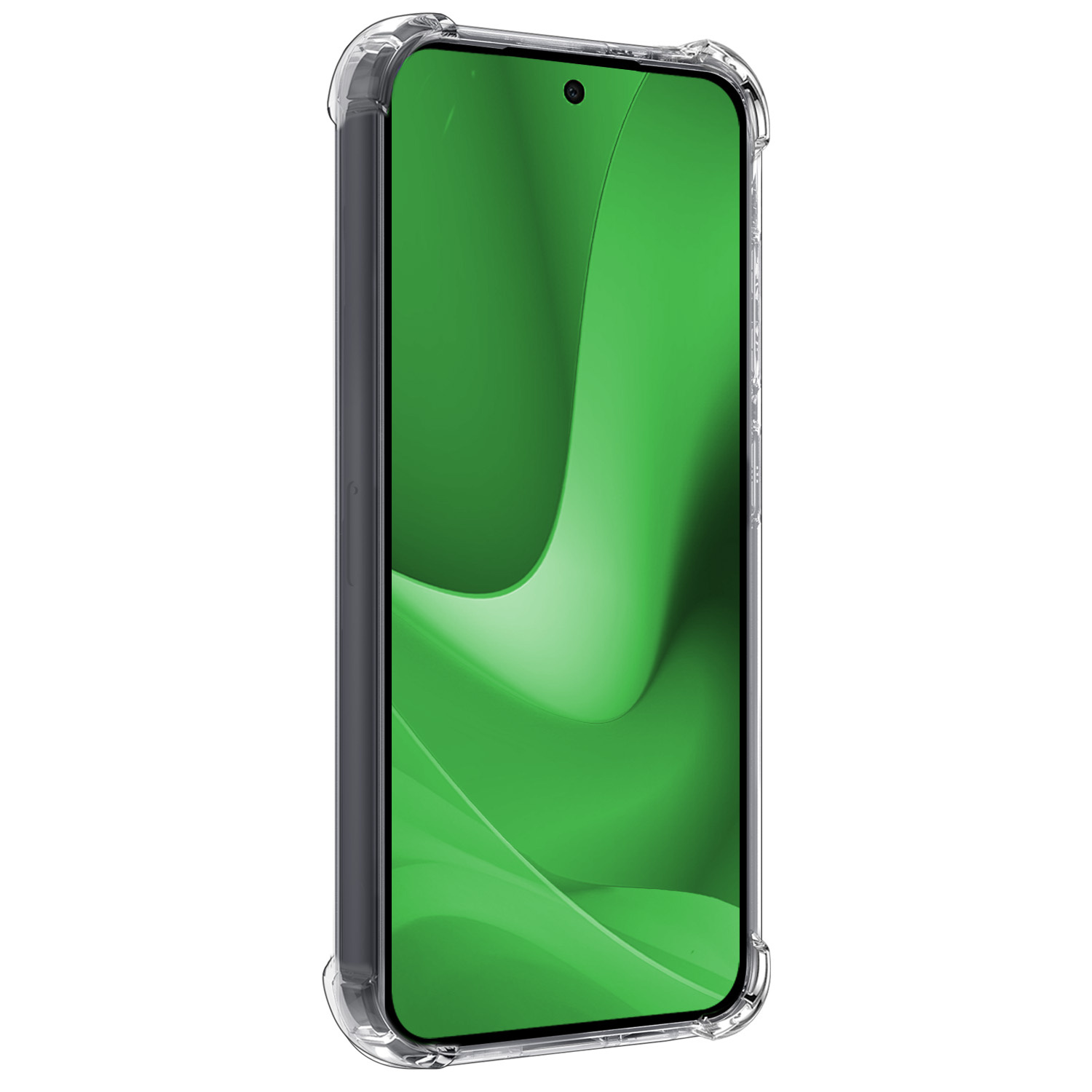 BASEY. Hoes Geschikt voor OPPO A79 Hoesje Shock Proof Case Hoes Siliconen - Hoesje Geschikt voor OPPO A79 Hoes Cover Shockproof - Transparant - 2 Stuks