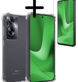 BASEY. BASEY. OPPO A79 Hoesje Shockproof Met Screenprotector