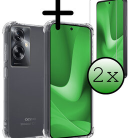 BASEY. BASEY. OPPO A79 Hoesje Shockproof Met 2x Screenprotector