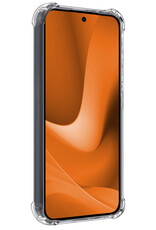 Nomfy Hoesje Geschikt voor OPPO A79 Hoesje Shock Proof Cover Case Shockproof Met 2x Screenprotector - Hoes Geschikt voor OPPO A79 Hoes Siliconen Back Case - Transparant