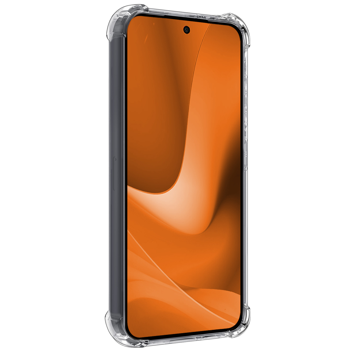 Nomfy Hoesje Geschikt voor OPPO A79 Hoesje Shock Proof Cover Case Shockproof Met 2x Screenprotector - Hoes Geschikt voor OPPO A79 Hoes Siliconen Back Case - Transparant