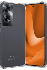 Nomfy Hoesje Geschikt voor OPPO A79 Hoesje Shock Proof Cover Case Shockproof - Hoes Geschikt voor OPPO A79 Hoes Siliconen Back Case - Transparant