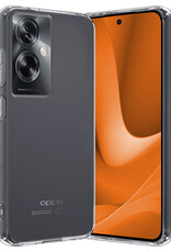 Nomfy Hoesje Geschikt voor OPPO A79 Hoesje Siliconen Cover Case - Hoes Geschikt voor OPPO A79 Hoes Back Case - Transparant