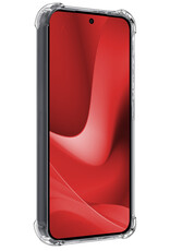 NoXx Hoes Geschikt voor OPPO A79 Hoesje Siliconen Cover Shock Proof Back Case Shockproof Hoes Met 2x Screenprotector - Transparant