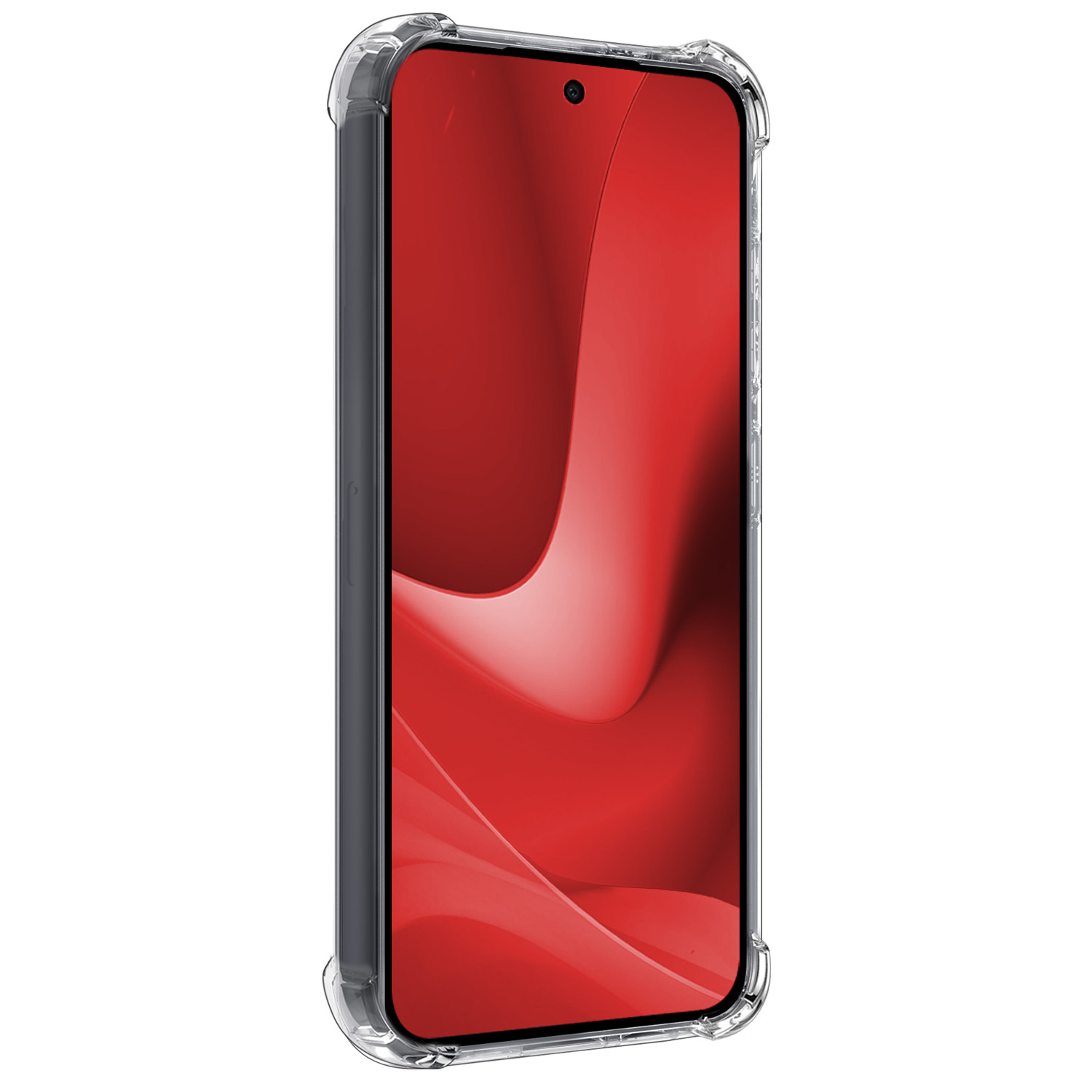 NoXx Hoes Geschikt voor OPPO A79 Hoesje Siliconen Cover Shock Proof Back Case Shockproof Hoes Met 2x Screenprotector - Transparant