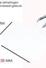 NoXx Telefoon Koord Universeel Telefoonkoord Verstelbaar - Telefoonkoorden Universeel Verstelbaar - Wit