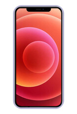 BASEY. Hoes Geschikt voor iPhone 11 Pro Max Hoesje Siliconen Back Cover Case - Hoesje Geschikt voor iPhone 11 Pro Max Hoes Cover Hoesje - Lila - 2 Stuks